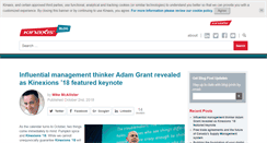 Desktop Screenshot of blog.kinaxis.com